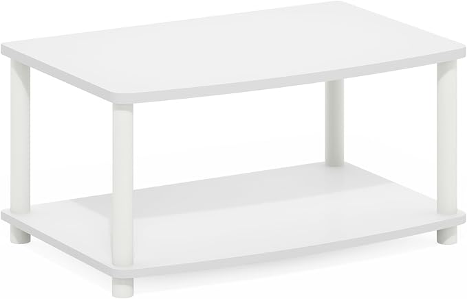 Furinno Turn-N-Tube TV Riser Stand, 2-Tier Small Elevated No Tools TV Stand - Image 9