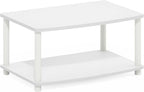 Furinno Turn-N-Tube TV Riser Stand, 2-Tier Small Elevated No Tools TV Stand - Image 9
