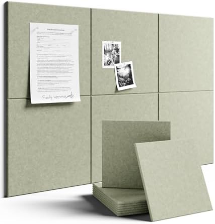 Fluxynara Felt Bulletin Board & Cork Board Alternative 36'' x 24'' - 6 Pack by FLUXYNARA