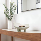 Braxio Decorative Bowl Organic Home Decor - Resin Key Tray for Entryway Table Modern Fruit Bowl for Kitchen Counter Centerpiece Catch All Bowls 10.5 x 9.3 x 4.7 Inch - Image 6