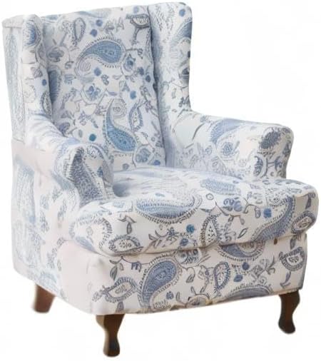 HAOYONG Wing Chair Slipcovers Printed Wingback Chair Covers 2 Pieces Wingback - Image 8