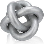 Yalikop 3 Link Wood Knot Decor Rustic Table Shelf Accents, Silver by Yalikop