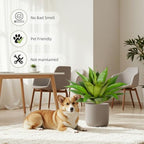 Artificial Agave Plant Fake Agave Plant Artificial Plants Outdoor Uv Resistant Artificial Fake Plants Suitable for Indoor Home Decor Outdoor Courtyard Balcony Terrace Decor 20.9'',Green,1Pcs - Image 3