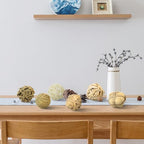 Kesywale Set of 6 Decorative Balls for Centerpiece Bowl Fillers, 2.8 inch Assorted Rattan Wicker Balls Spheres Orbs, Vase Fillers, Home Table Decor - Image 6