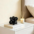 Black Knot Sculpture, Triple Knot Statue, Black Home Decor, Perfect for accenting Rustic-Style Coffee Tables, Living Room TV Stands, Dining Tables, and entryway Shelves. - Image 4