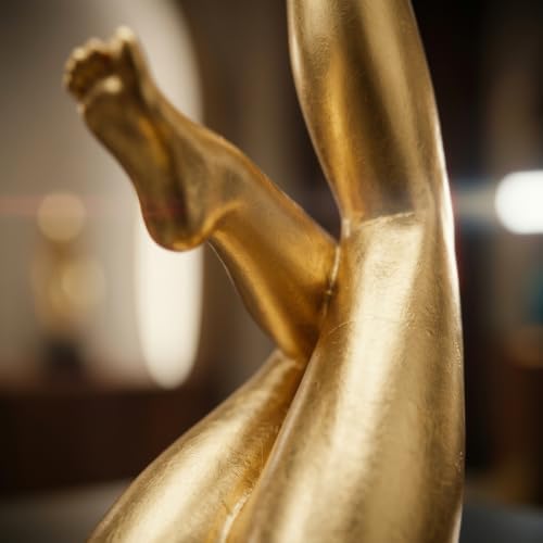 Gold Room Decor, Resin Legs Sculpture for Shelf, Desk, Bookcase - Image 4
