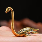 CHOVY 1PC Solid Brass Loch Ness Monster Figurine - Enigmatic Home Decor, Perfect Collectible Art Piece for Desk and Scene Decoration, Unique Craft for Mystical Vibes - Image 5