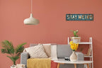 Stay Weird Street Sign Retro Funny Wall Decor Metal Tin Signs Fall Season Horror Theme Inappropriate Humor Bar Home College Dorm Decor 16x4 in - Image 4