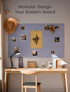 Fluxynara Felt Bulletin Board & Cork Board Alternative 36'' x 24'' - 6 Pack - Image 6