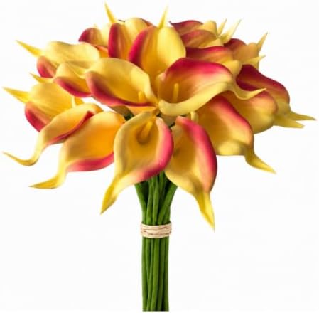 Mandy's 20pcs Sunset Calla Lily Artificial Flowers by Mandys