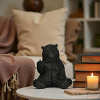 Black Bear Middle Finger Figurine – Hilarious Woodland Cabin Decor, 5" - Image 7
