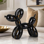 Creative Balloon Dog Sculpture Modern Home Decoration Trendy Animal Art Ornaments Collection Figurine Bedroom Living Room Office Desktop Resin Decors - Image 2