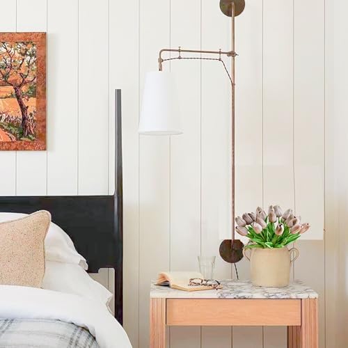 ONLY ART Artificial Brown Tulips 20 Pcs – 13.5 Inch PU Faux Flowers with Bendable Stems for Home Décor, Wedding Centerpieces, DIY Floral Arrangements, New Year and Valentine's Day - Image 7