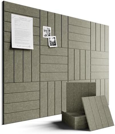 Fluxynara Felt Bulletin Board & Cork Board Alternative 48'' x 36'' - 12 Pack by FLUXYNARA
