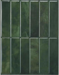 Smart Tiles Peel and Stick backsplash, Stacked Forest Green, 11.43"x9" by SmartTiles-OriginalPeelandStickBacksplashTiles