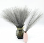 CATTREE Artificial Pampas Grass Stems, Light Gray, 18 Inch, 30 Pcs - Image 6