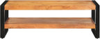 Coffee Table 47.2"x23.6"x15.7" Solid Acacia Wood, Side Table, Center Table - Image 3