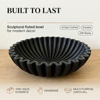 OAKOA Black Decorative Bowl Decor - Black Bowl Decor - Entryway Key Bowl - Image 3
