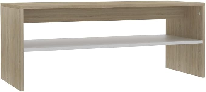 Modern Coffee Table, Scandinavian Style Rectangular Living Room Center Table - Image 3