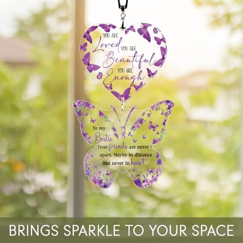 Purple Butterfly Decor for Best Friend Bestie Women - Image 7