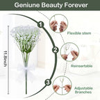 100 Pcs Babys Breath Artificial Flowers Bulk,Fake Baby Breath Flowers - Image 2
