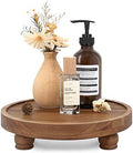 EOSAHR Acacia Wood Display Riser: Pedestal Stand for Bathroom Decor, Brown by EOSAHR