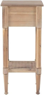 Home Square Wood Accent Starfish Coastal Side Table in Natural - Image 9