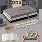 Feifeiya 3 Pieces Faux Decorative Books Set for Home Decor,Modern Black - Image 3
