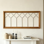 Sintosin Boho Window Pane Wall Decor 19 X 39 Inches, Wood - Image 4