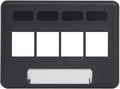 ICC 4-Port Modular Furniture Faceplate by ICC