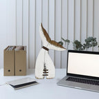 Rustic Wood Whale Tail Decor Nautical Tabletop Decor Beach Coastal Themed - Image 4