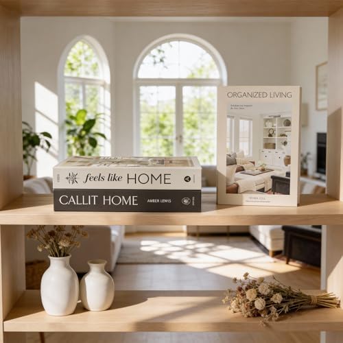 3 PCS Faux Decorative Books for Home Decor-Coffee Table Books Decor-Aesthetic Fake/Faux Books for Decoration,libros Decoration for Coffee Table, Shelf Accessories (3-CALLIT Home ORGANIZDE Living) - Image 3
