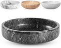 FNTSTICGOODS Marble Decorative Bowl - 7.5" Natural Black Solid Marble Centerpiece - Handmade Stone Fruit Bowl - Catch-All or Key Bowl for Kitchen - Modern Minimalist Decor by Unknown
