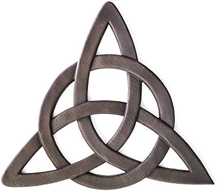 Super Z Outlet Resin Celtic Trinity Knot Wall Art for Home Decoration, Religious Communion Baptism Gifts, Churches by SuperZOutlet