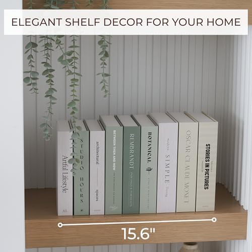 Beautiful Decorative Books - Set of 9 Boxes for Coffee Table Decor - Image 7