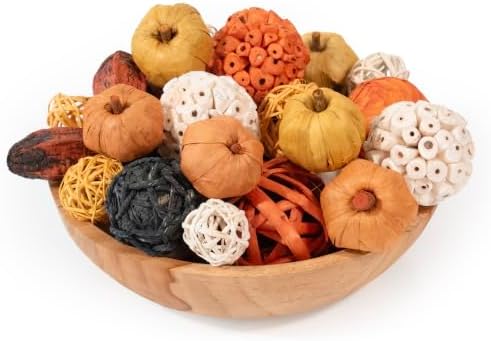ANDALUCA Decorative Balls Orbs Bag (Pumpkin Orange) - Image 3