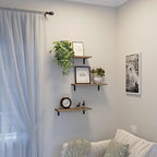 DOLLFIO Floating Wall Shelves, Decor & Storage, Rustic Brown, 16.5'', 3Pcs - Image 6