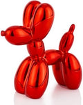4 Inch Shiny Red Balloon Dog Sculpture by AMOIENSIS