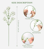 40 Pcs Babys Breath Artificial Flowers,Baby Breath Flowers Artificial Bulk - Image 3
