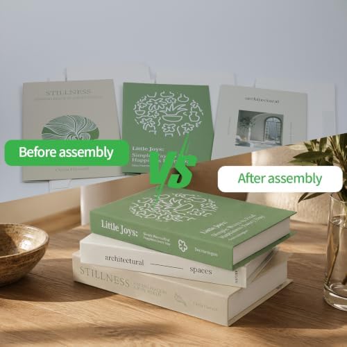 3 PCS Faux Decorative Books for Home Decor-Coffee Table Books Decor-Aesthetic Fake/Faux Books (Stillness Little Joyes Architectural) - Image 7