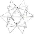 Metal Geometric Table Top Decor, 3D Sliver Spheres Decorative Accents Balls, Iron Abstract Sculpture Objects for Home Decor, Coffee Table Top Decorations for Home Office Living Room Bedroom Decor by YiLifebes-EasytoLife