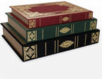 Vintage Faux Book Boxes, 3 Decorative Books with Hidden Storage by DesigntheQuietwithFveuc