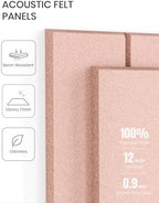 Fluxynara Felt Bulletin Board & Cork Board Alternative 36'' x 24'' - 6 Pack - Image 4