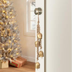 Christmas Bells Vintage Hanging Decorative: Gold Bells Decoration - Image 4