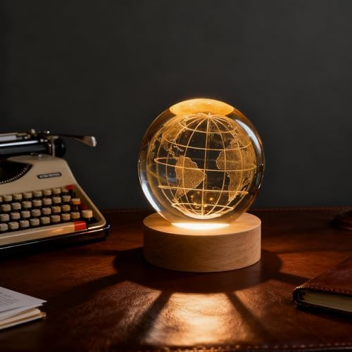 Earth 3D Crystal Ball 2.4 inch Universe Space Gifts for Boys, Girls - Image 2