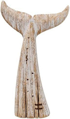 Rustic Wood Whale Tail Decor Nautical Tabletop Decor Beach Coastal Themed by wovorins