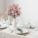Babys Breath Artificial Flowers 6Pcs Fake Flowers Real Touch Faux Gypsophila Bouquet for Home Wedding Party Table Decor (Pink) - Image 4