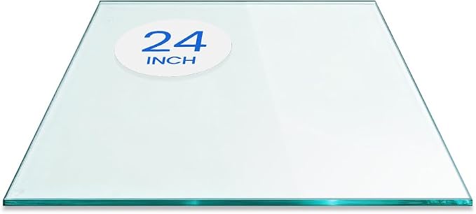 Dulles Glass 24 inch Square Glass Table Top by DullesGlass
