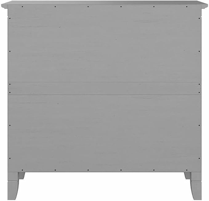Bush Home Key West Small 2 Shelf Bookcase in Cape Cod Gray, Compact Home - Image 7