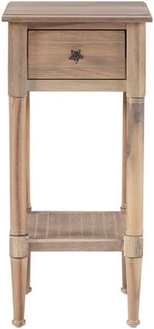 Home Square Wood Accent Starfish Coastal Side Table in Natural - Image 5